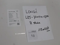 8 zonnepanelen longi lr5-72hth-575m. afmeting 113x228 cm. - afbeelding 3 van  3