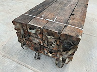 80 balken amerikaans grenenhout 300x30x15cm reclaimd wood - afbeelding 13 van  13