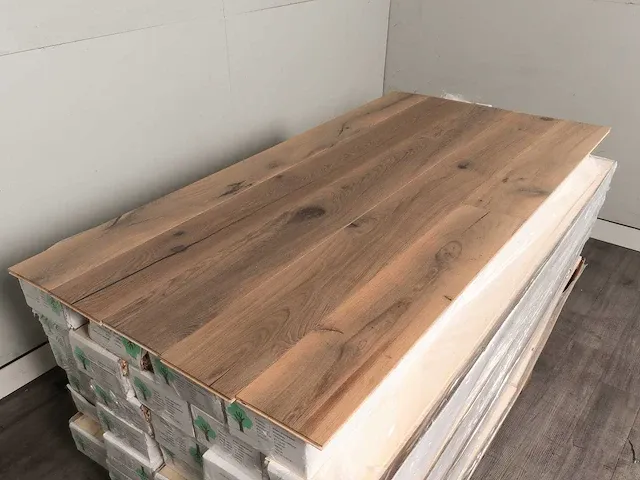 80 m2 multiplank xl eiken parket - 1900 x 180 x 15 mm - afbeelding 3 van  4