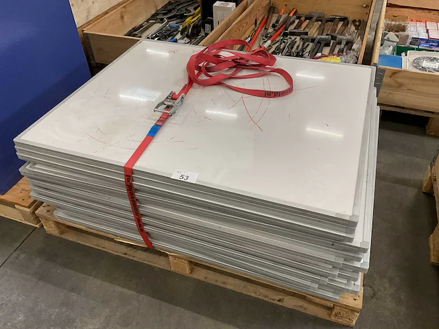 80x100cm whiteboard (18x) - afbeelding 1 van  2