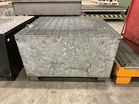 80x80cm gegalvaniseerde lekbak - afbeelding 2 van  3