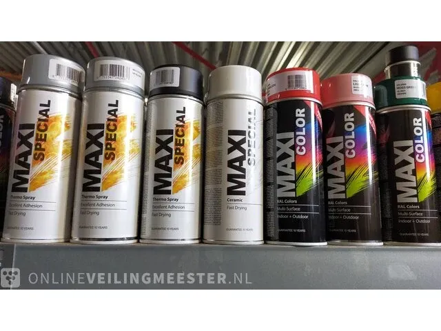 81 x mix spuitlak maxicolor-flycolor - afbeelding 2 van  6