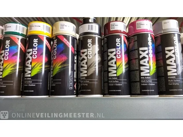 81 x mix spuitlak maxicolor-flycolor - afbeelding 3 van  6