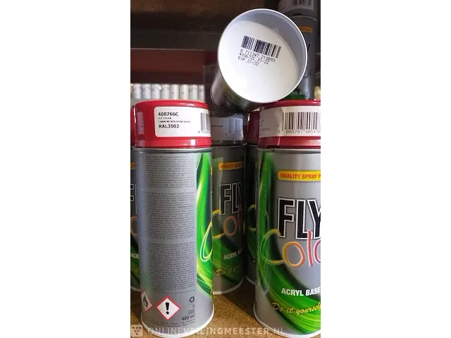 81 x mix spuitlak maxicolor-flycolor - afbeelding 6 van  6