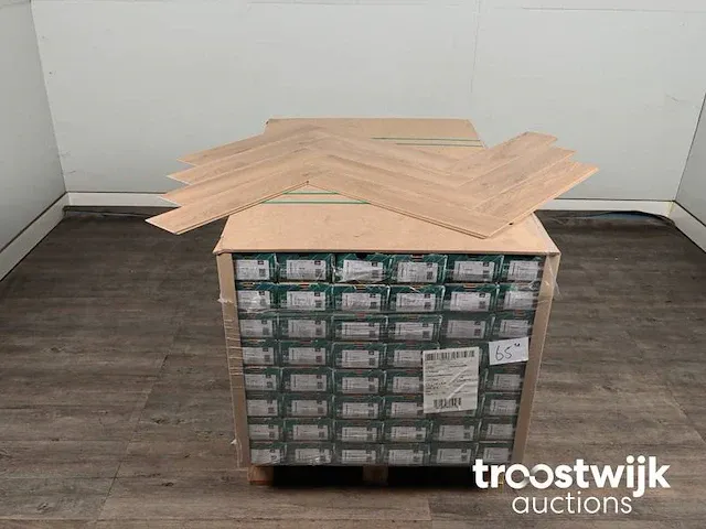 82 m2 laminaat visgraat - 630 x 126 x 8 mm - afbeelding 4 van  4