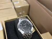 82x dameshorloge met metalen schakelketting berydale, bd702-2 - afbeelding 2 van  6