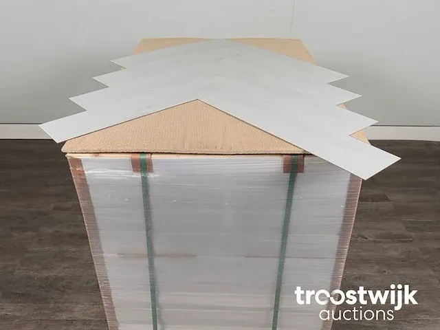 83 m2 pvc-dryback visgraat - 610 x 150 x 2,5 mm - afbeelding 4 van  4