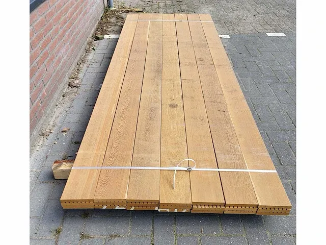 8.4 m2 pakoeli terrasplanken 21 st./ 275 cm - afbeelding 2 van  3