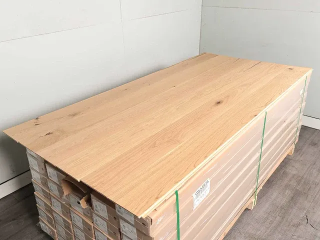 85 m2 multiplank xl eiken parket - 2200 x 180 x 14 mm - afbeelding 3 van  4