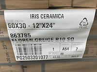 86,4m² iris ceramica - wand- en vloertegel - 60x30 cm - greige - afbeelding 7 van  9