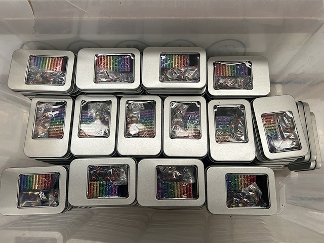 89x set magnetic balls and sticks - afbeelding 1 van  5