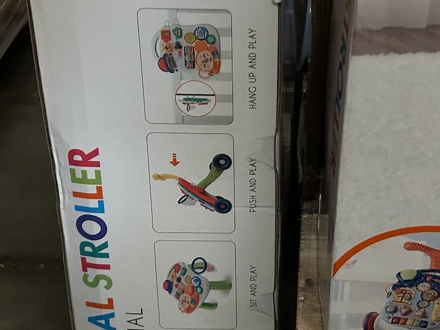 8x 2-in-1 baby walker/loopwagen (loopwagen en speeltafel) musical stroller - afbeelding 5 van  5