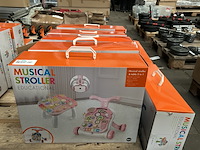 8x 2-in-1 baby walker/loopwagen (loopwagen en speeltafel) musical stroller - afbeelding 1 van  5