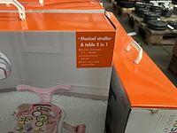 8x 2-in-1 baby walker/loopwagen (loopwagen en speeltafel) musical stroller - afbeelding 4 van  5
