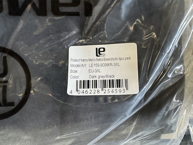 8x 6-pak heren boxershorts maat 3xl lower east - afbeelding 4 van  4