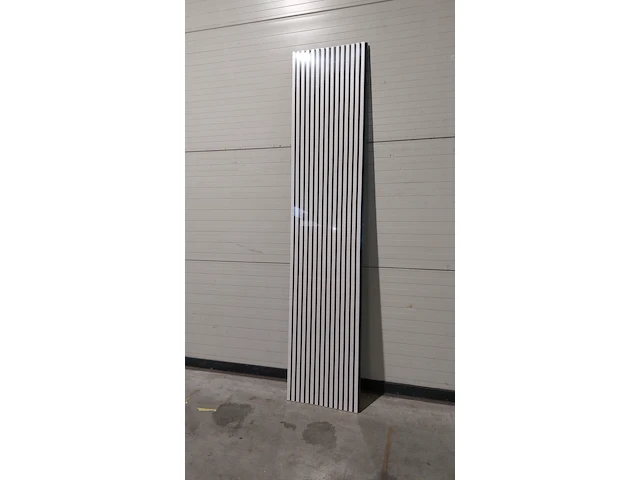 8x akupanel black white 280x60 pvc fineer, wit, 2025 - afbeelding 1 van  4