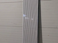 8x akupanel black white 280x60 pvc fineer, wit, 2025 - afbeelding 1 van  4