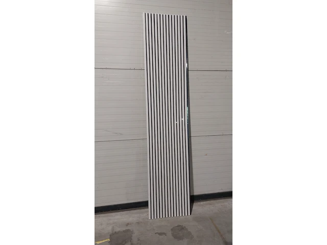 8x akupanel black white 280x60 pvc fineer, wit, 2025 - afbeelding 2 van  4