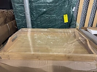 8x bamboe dienblad 55,3x35,3 cm - afbeelding 2 van  2