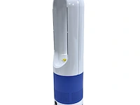 8x bladloze ventilator-kachel warm/koud wit-blauw - afbeelding 1 van  1