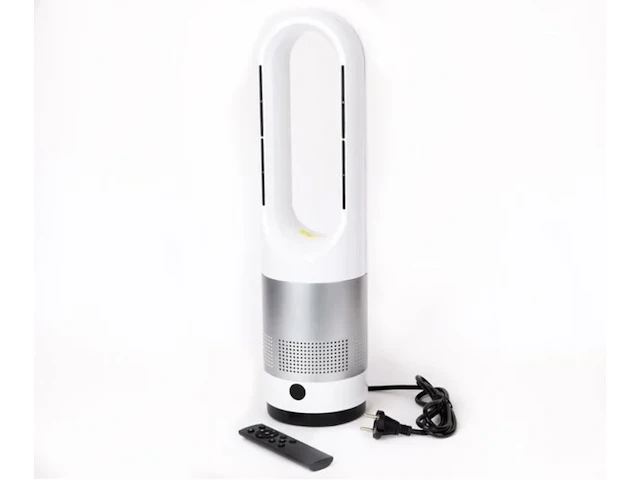 8x bladloze ventilator-kachel warm/koud wit-zilver - afbeelding 1 van  1