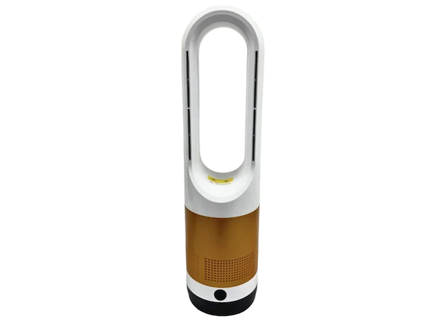 8x bladloze ventilatorkachel warm/koud witgoud - afbeelding 1 van  1
