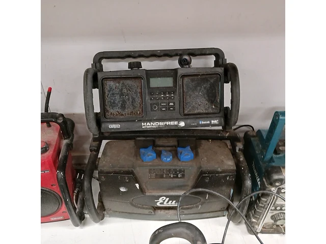 8x bouwradio's, makita, bosch, elu en dewalt - afbeelding 7 van  10