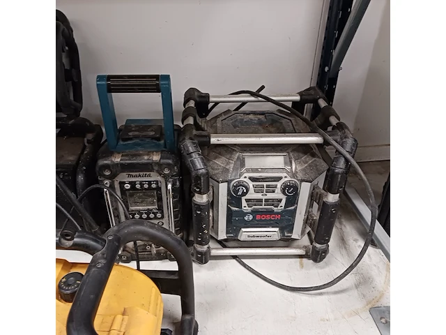8x bouwradio's, makita, bosch, elu en dewalt - afbeelding 8 van  10
