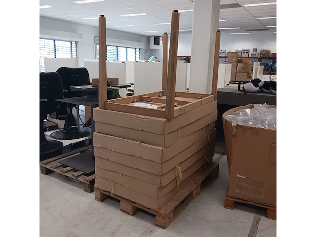 8x buiten tafel onderstel, bruin, nieuw - afbeelding 1 van  5
