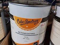 8x colorspectrum met o.a betoncoating ral 7035 2.5l - afbeelding 3 van  4