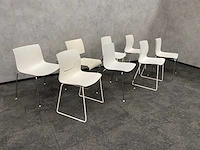 8x conferentiestoel designmix wit - afbeelding 1 van  29