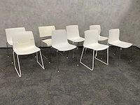 8x conferentiestoel designmix wit - afbeelding 21 van  29