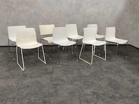 8x conferentiestoel designmix wit - afbeelding 22 van  29
