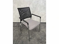 8x conferentiestoel designmix zwart/chroom - afbeelding 3 van  26