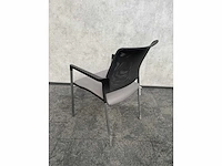 8x conferentiestoel designmix zwart/chroom - afbeelding 4 van  26