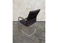 8x conferentiestoel designmix zwart/chroom - afbeelding 7 van  26