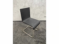 8x conferentiestoel designmix zwart/chroom - afbeelding 9 van  26