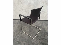 8x conferentiestoel designmix zwart/chroom - afbeelding 14 van  26