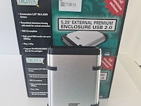 8x digitus externe 5¼ inch behuizing usb digitus, da-70521-1 - afbeelding 1 van  5