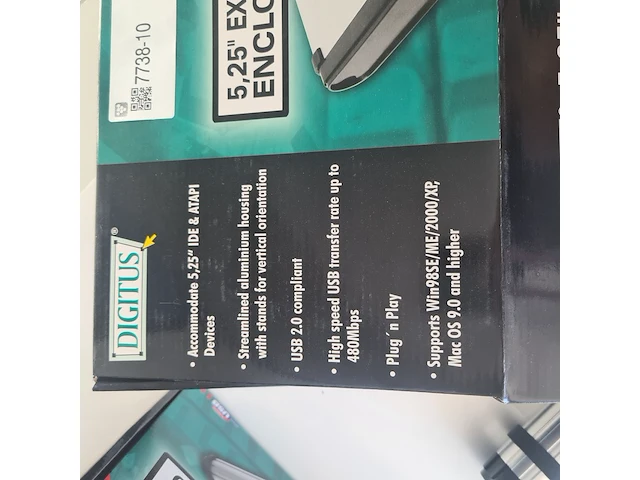 8x digitus externe 5¼ inch behuizing usb digitus, da-70521-1 - afbeelding 4 van  5