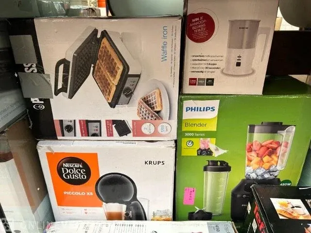 8x diverse huishoudelijke apparaten keuken w.o. bosch, nescafé, philips, tefal - afbeelding 2 van  8