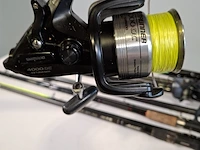 8x diverse vishengels en toebehoren, o.a.shimano, konger - afbeelding 6 van  30