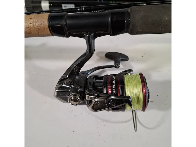 8x diverse vishengels en toebehoren, o.a.shimano, konger - afbeelding 20 van  30