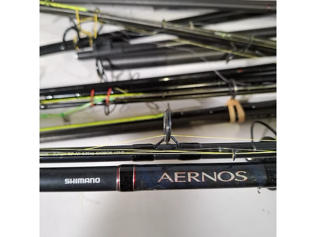 8x diverse vishengels en toebehoren, o.a.shimano, konger - afbeelding 12 van  30