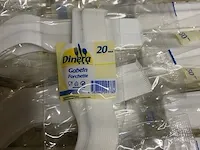 8x doos met plastic vorken - afbeelding 1 van  2