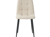 8x eetkamerstoel billy zonder arm - angus beige - afbeelding 2 van  4