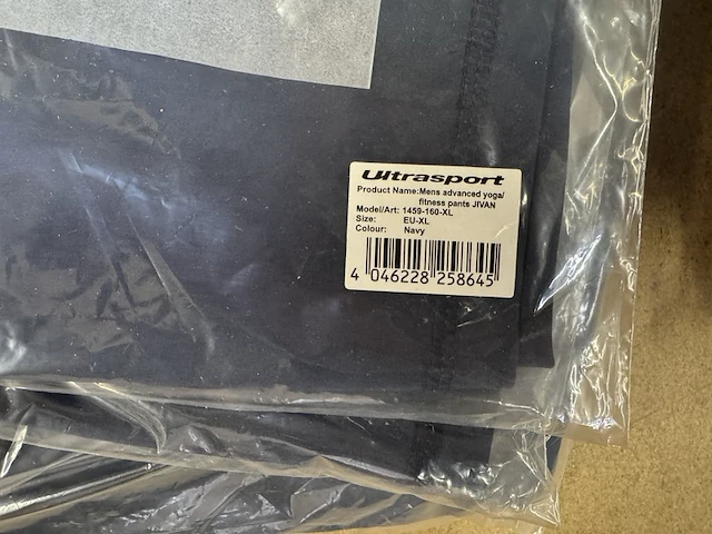 8x fitnessbroek maat xl ultrasport, donkerblauw - afbeelding 6 van  6