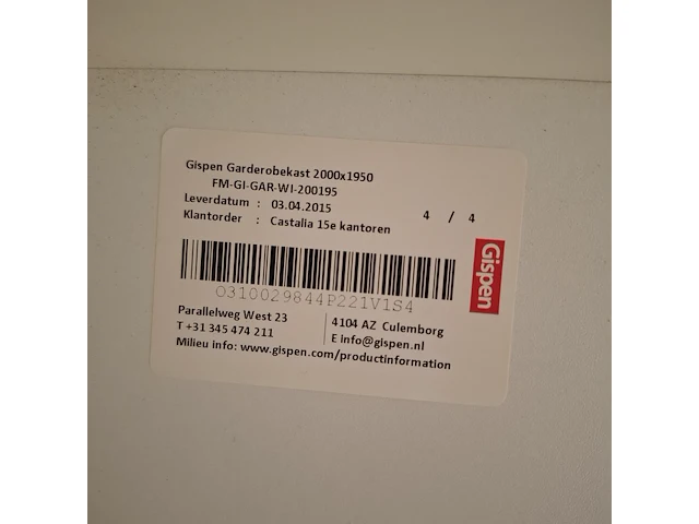 8x garderobekast - afbeelding 6 van  10