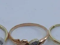 8x gouden ring, 14 karaats - afbeelding 4 van  14
