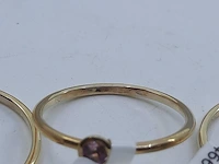 8x gouden ring, 14 karaats - afbeelding 14 van  14